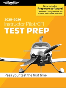 2025-2026 INSTRUCTOR PILOT/CFI TEST PREP(#TP-CFI-25/26)