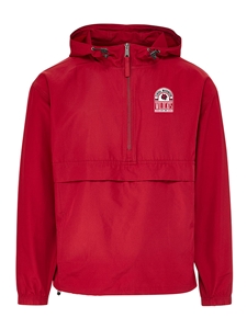 Crimson 1/4 Zip Windbreaker