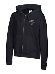 Ladies Black Full Zip