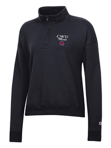 Ladies Black 1/4 Zip