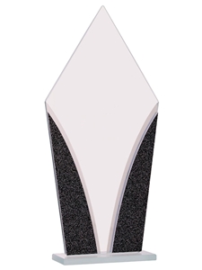 Diamond Designer Glass Award (Customizable)