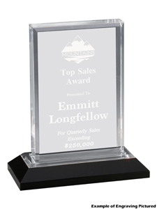 Silver Beveled Impress Award