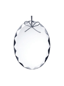 Ornament Crystal Oval (Customizable)