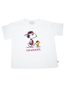Toddler White Snoopy Shirt