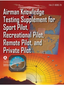 AIRMAN KNOWLEDGE TESTING SUPPLEMENT FOR SPORT PILOT, RECREATIONAL PILOT, REMOTE PILOT, AND PRIVATE PILOT (FAA-CT-8080-2H)