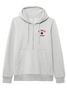 CWU Mom 1/4 Zip Sweatshirt