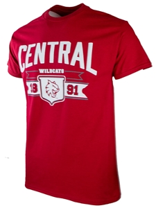 Central Crimson Tee