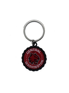 CWU Bottle Cap Opener Keychain