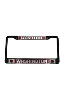 Central Washington License Plate Frame