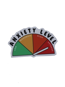 Anxiety Level Sticker