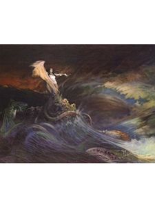Frazetta Canvas Print 22x15 - Sea Witch