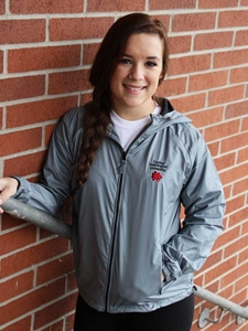 Ladies Central Washington University Steel Grey Jacket w/ Wildcat Logo