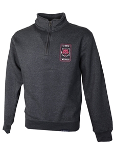 CWU Wildcats Charcoal 1/4 Zip