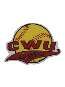 CWU Softball Sticker