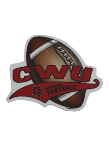 CWU Football Sticker