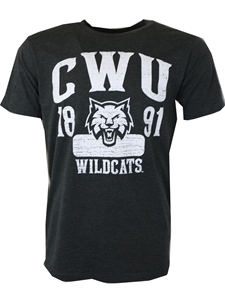 CWU Wildcats Charcoal Tee