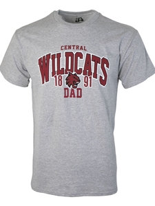 CWU Dad Gray Tee
