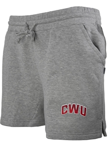 Ladies CWU Gray Fleece Shorts