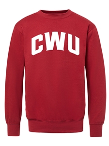 Crimson CWU Crew Neck Sweatshirt