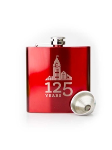 Red Flask with Funnel (Customizable)