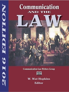 COMMUNICATION+THE LAW 2016 EDITION