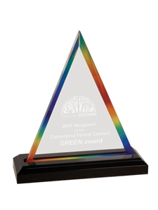 Rainbow Triangle Award (Customizable)