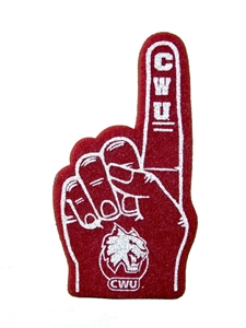 CWU Mini Foam Finger