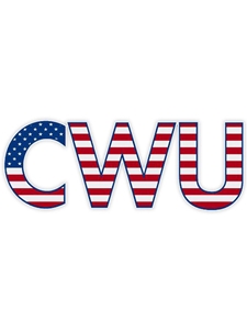 CWU American Flag Decal