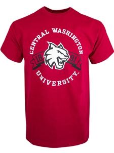 Central Washington Crimson Tshirt