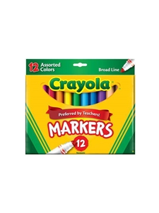 Crayola Broad Tip Markers 12 Pack