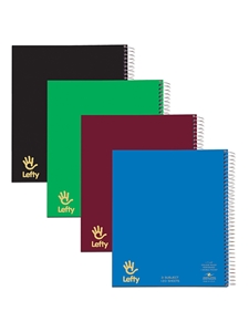 3 Subject Lefty Spiral Notebook