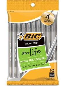 BIC Xtra-Life Stic Pens 10pk