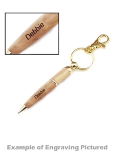 Keychain Maple Pen (Customizable)