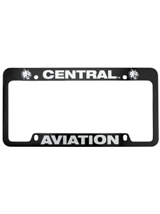 Central Aviation License Plate Frame